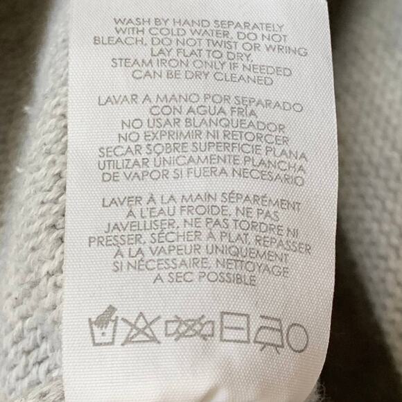 CAbi Pullover Cowl Neck Oversized Knit Sweater Poncho in Gray 3003 - Picture 8 of 8